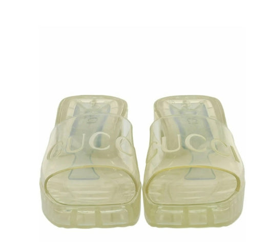 Gucci Rubber Sandals W/Tags